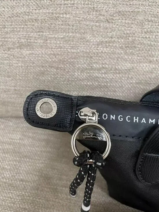 NWT Longchamp Le Pliage Energy Black Handbag XS Canvas 2Way Crossbody Tote Mini - Picture 7 of 9